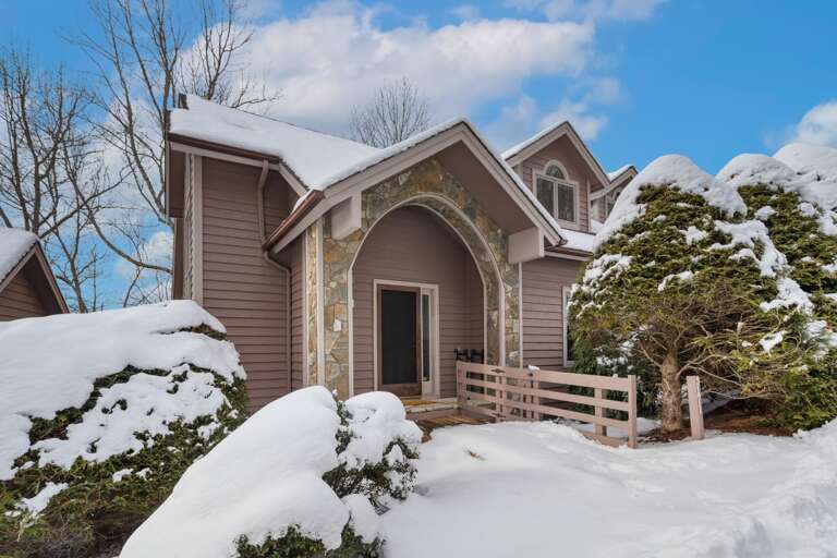 Ramp Entry and One-Step to the Covered Front Porch