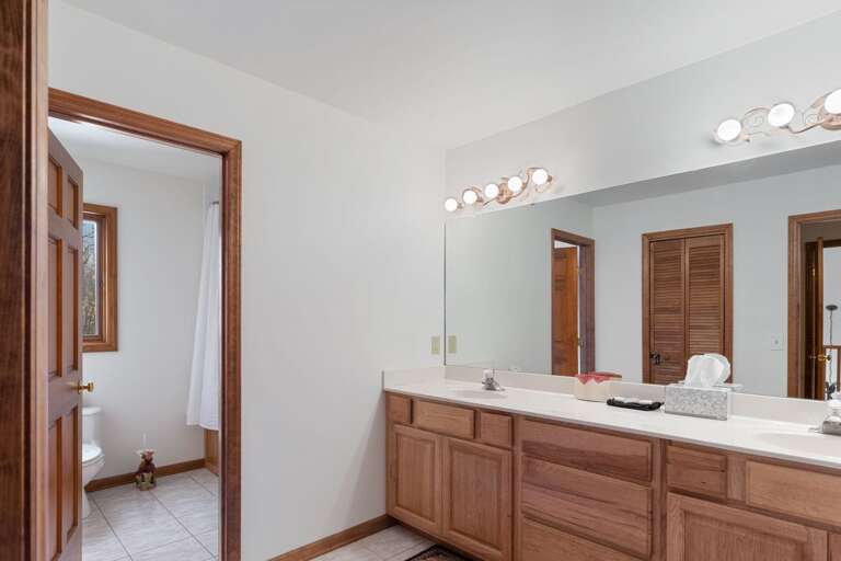 Top Floor Ensuite with Double Vanities