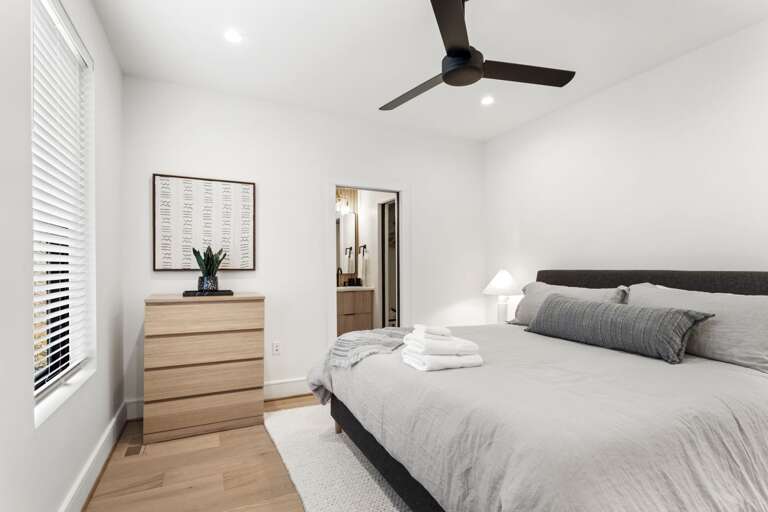 Master Bedroom with King Bed and Private Ensuite