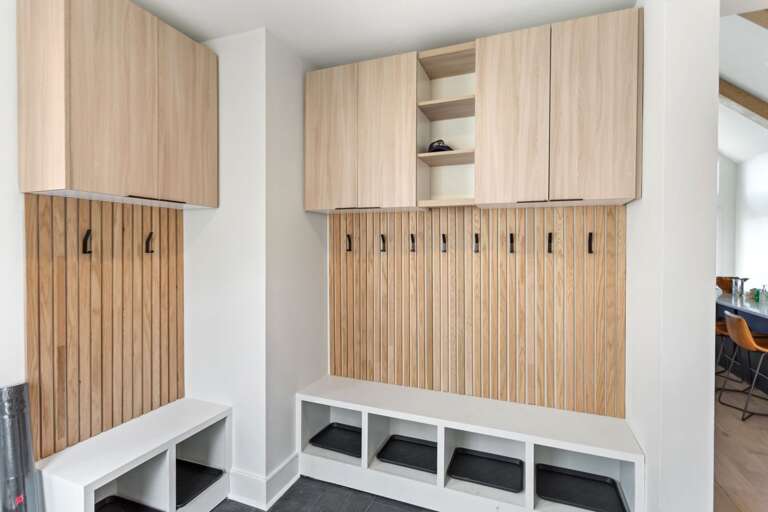 Mud Room with Storage for All Your Winter Gear