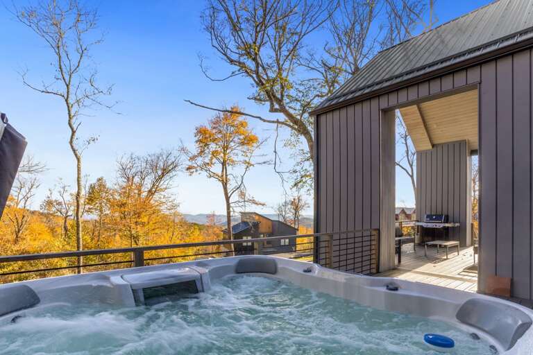 Relax in the Hot Tub and enjoy the view