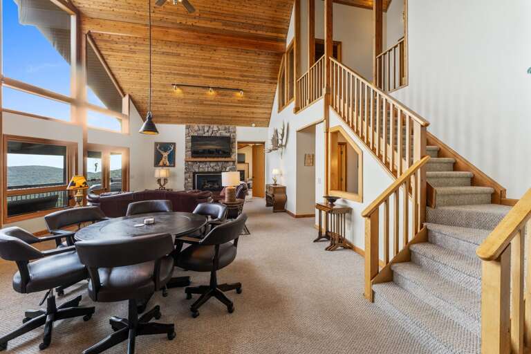 Card Table in the Living Room