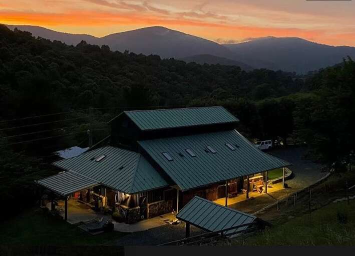 Bluff View Farm at Sunset