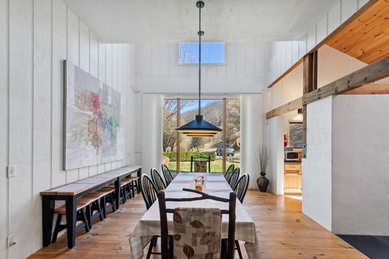 Bright Dining Room off the Kitchen