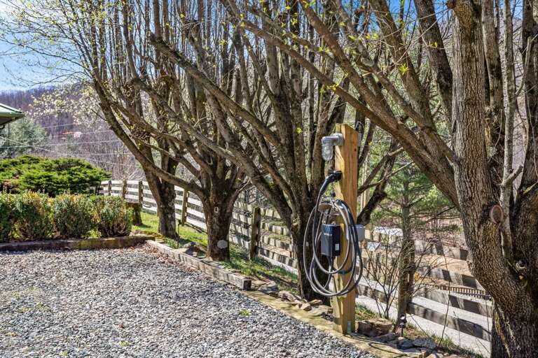 EV Charger in the Level Parking Area