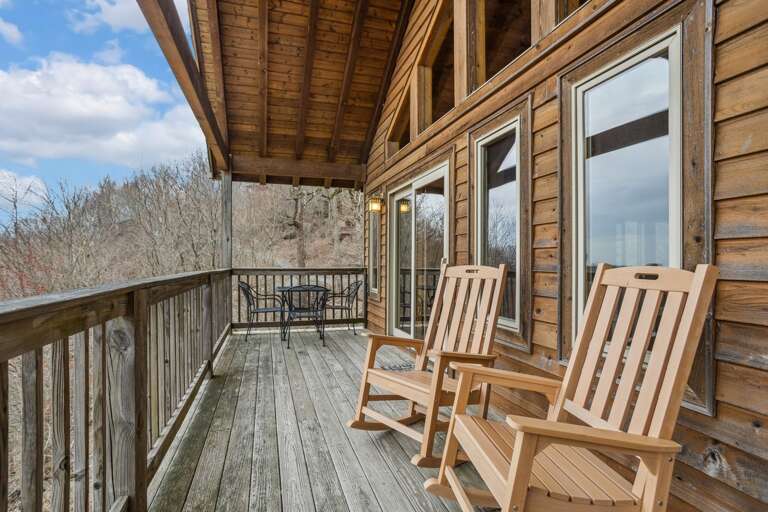 Covered Sitting Area on the Top Deck