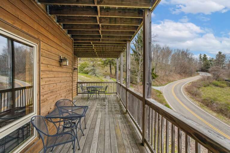 Lower Deck with Seating to Enjoy the Views