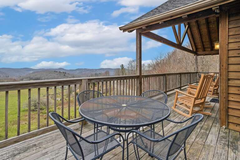 Outdoor Dining with Mountain Views