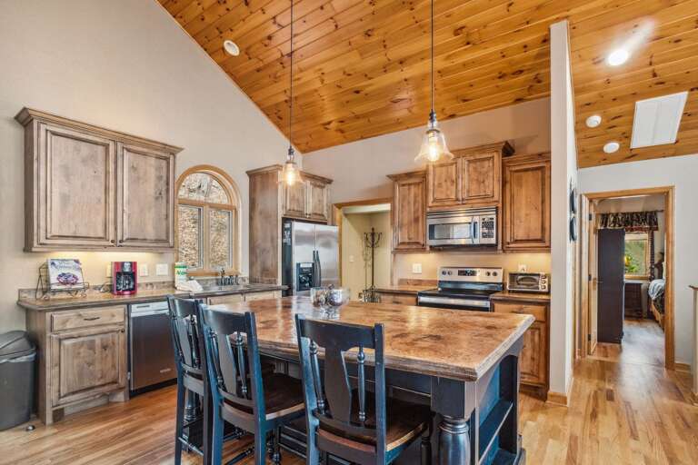 Spacious Kitchen with Stainless Steel Appliances