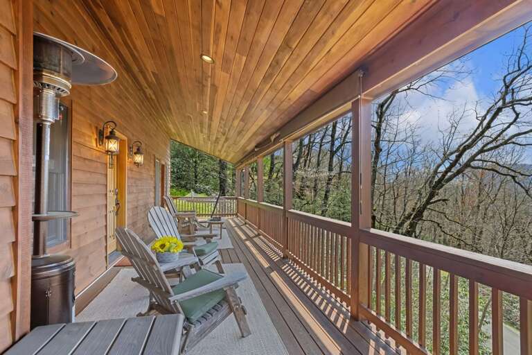 Wooden Terrace Overlooking Nature