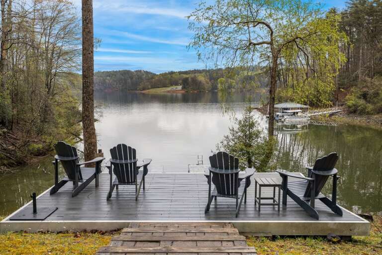 Enjoy Your Morning Coffee with Views on the Platform Sitting Area