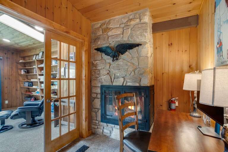 Work Space on the Top Floor.
Note: The Fireplace is Not Operational