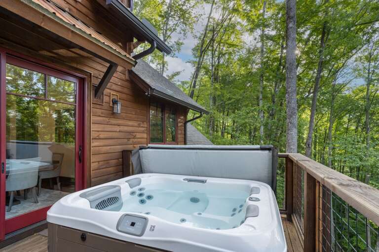 Hot Tub on the Main Level Deck