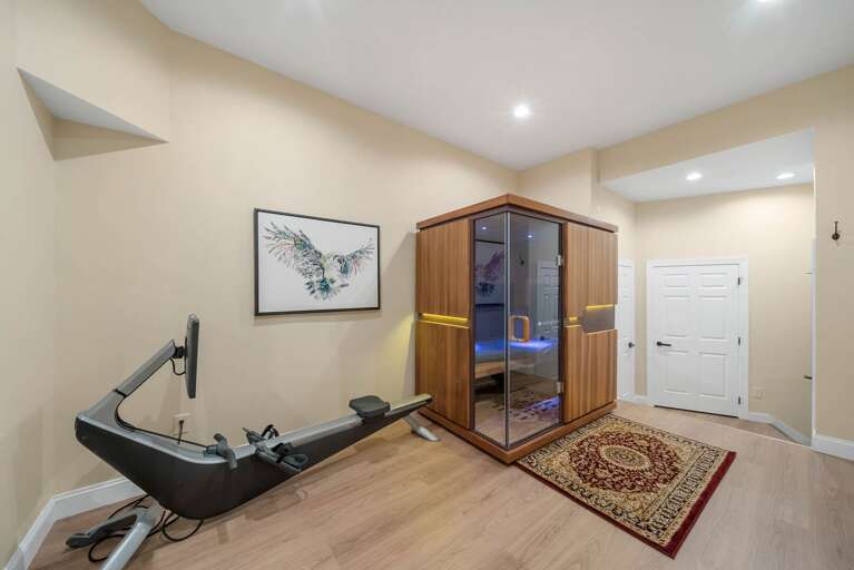 Sauna and Row Machine Sauna and Row Machine