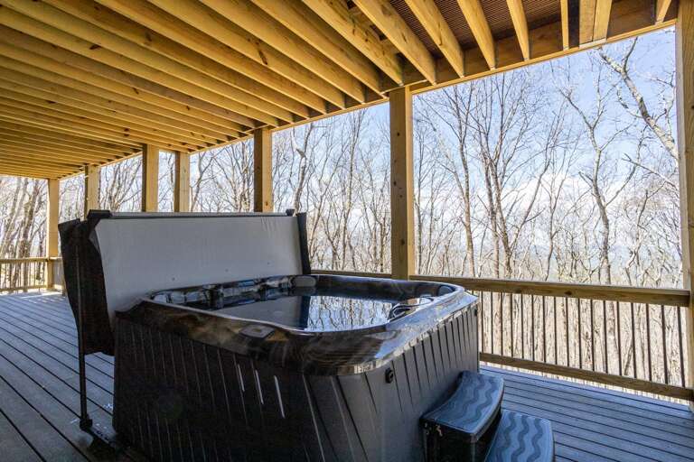 Lower Level Hot Tub Deck
