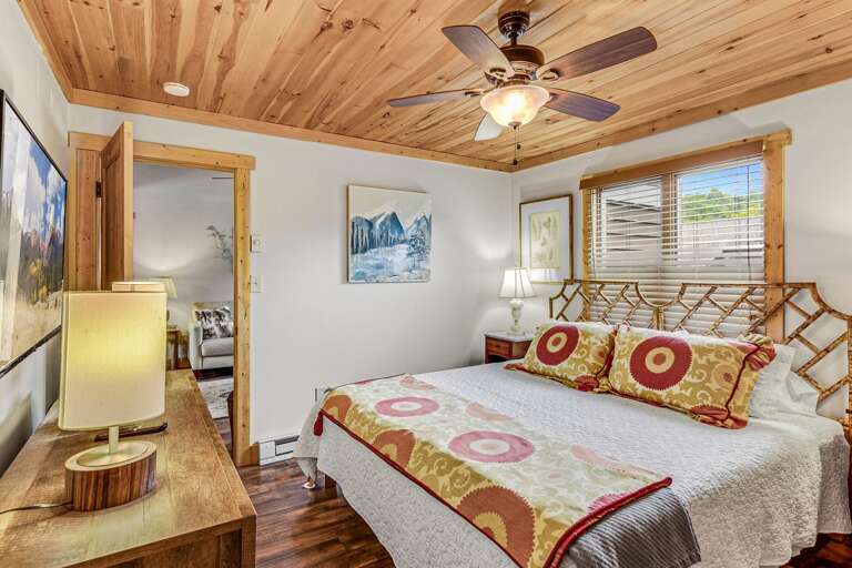 King Bed and Private Bathroom in the Master Bedroom