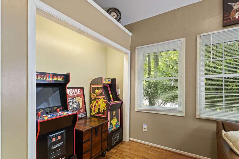 Arcade Games in the Game Room