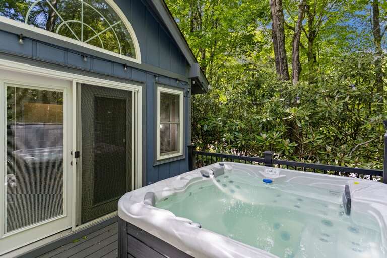 Hot Tub Outside the Game Room
