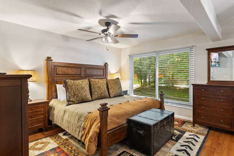 Main Floor Master Bedroom with King Bed