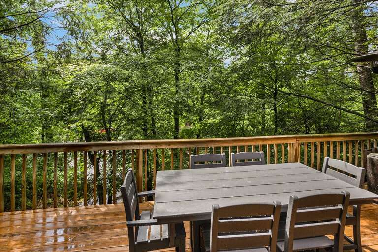 Main Floor Deck Dining Table