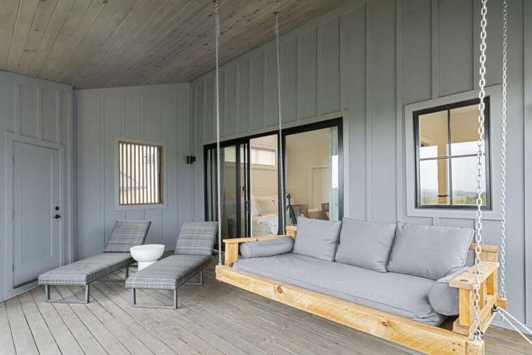 Covered Deck off the Master Suite Covered Deck off the Master Suite