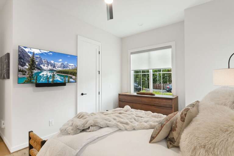 Main Floor Queen Bedroom with TV Main Floor Queen Bedroom with TV