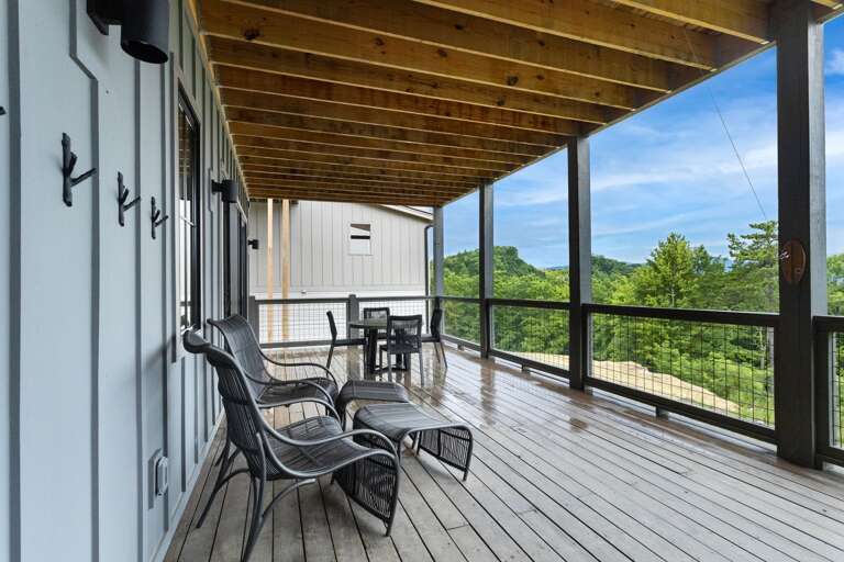 Sitting Area on the Lower Level Deck Sitting Area on the Lower Level Deck