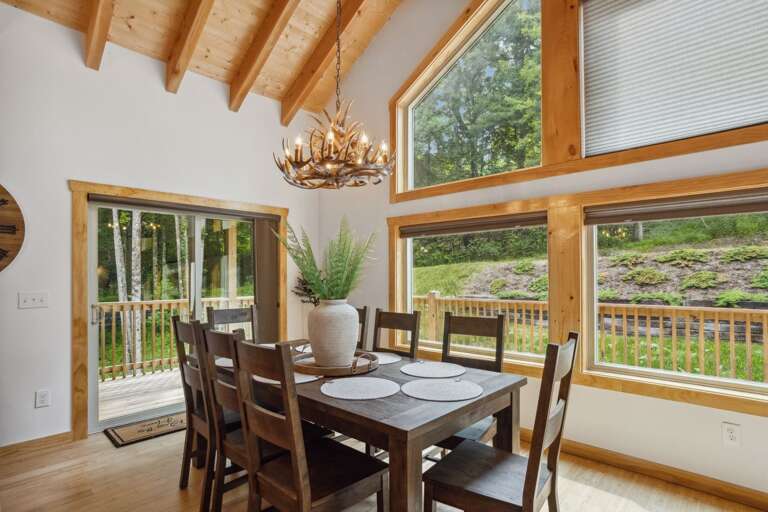 Dining Area with Access to the Deck