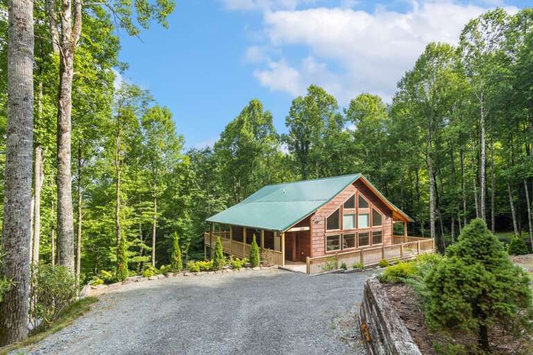 Gravel Driveway and Parking Area