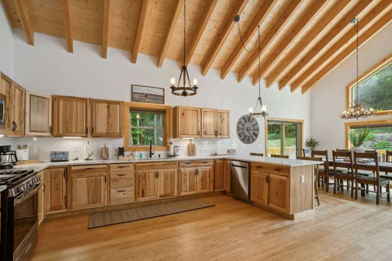 Stainless Steel Appliances and Granite Countertops in the Kitchen