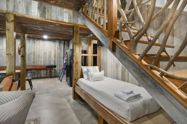 Twin Daybed in Lower Level Game Room Twin Daybed in Lower Level Game Room