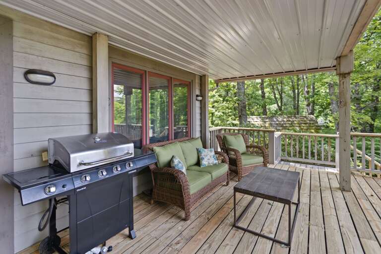Seating Area on Back Deck