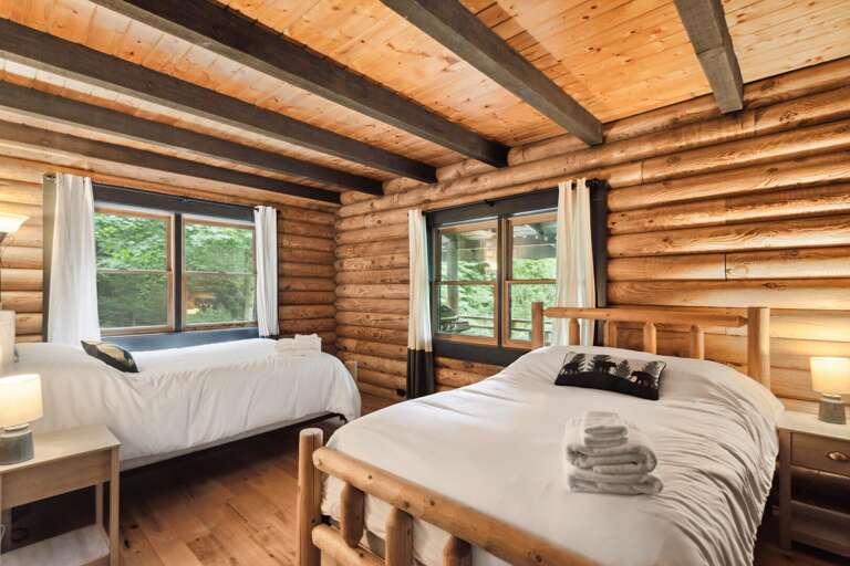 Main Floor Bedroom with 2 Full Beds