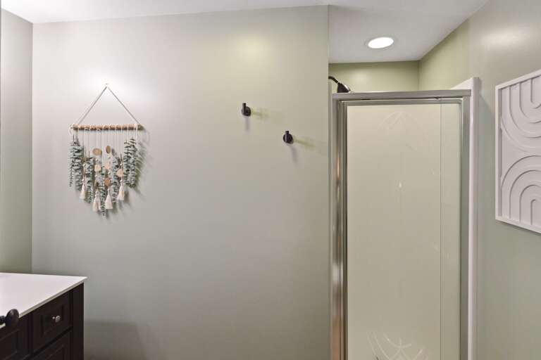 Main Floor Common Bathroom with Step-In Shower