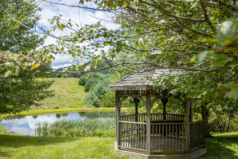 Community Pond with Gazebo