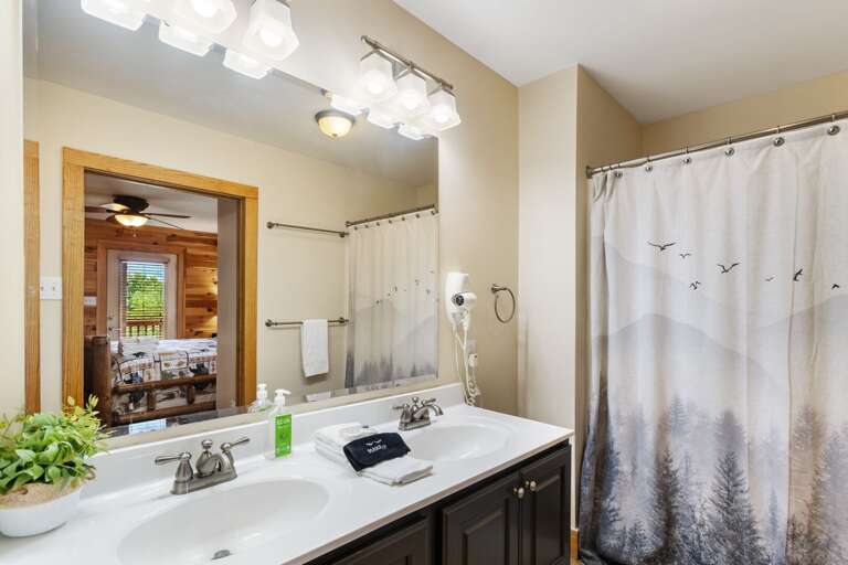 Ensuite with Step-In Shower and Double Vanities