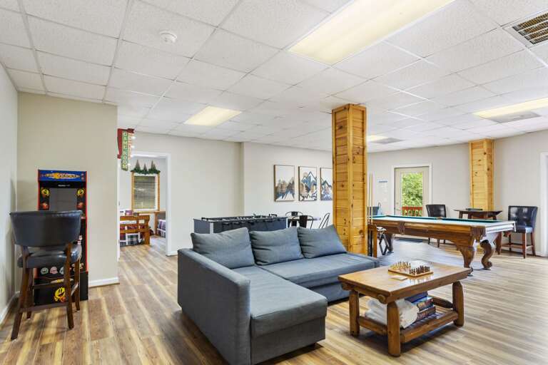 Game Room with Arcade Machine