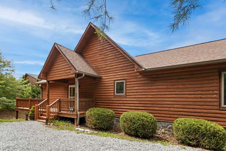 Level Gravel Parking Area