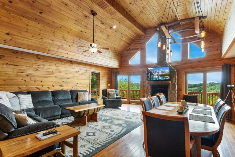 Vaulted Tongue and Groove Ceilings and Hardwood Floors