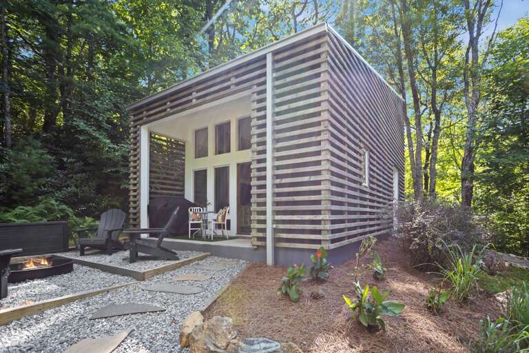 Back Patio Accessed From the Living Room