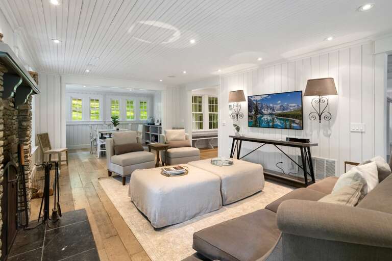 Game Table and Lounge Area Beyond the Living Room Game Table and Lounge Area Beyond the Living Room