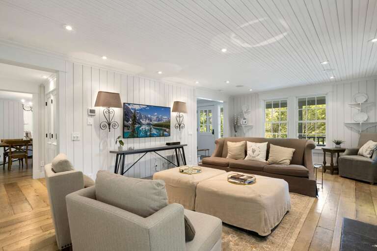 TV in the Formal Living Room TV in the Formal Living Room