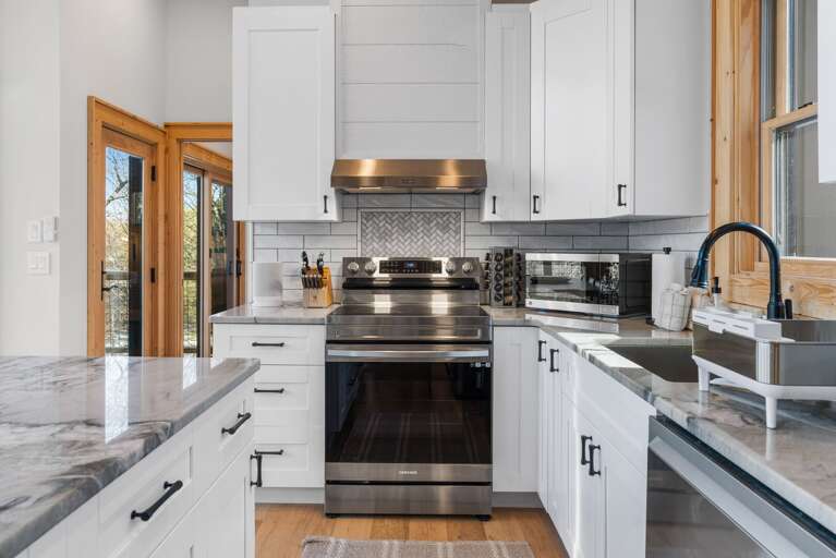 Granite Counters and Stainless Appliances