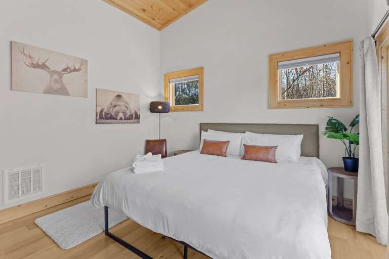 Modern Decor with Wood Accents Throughout