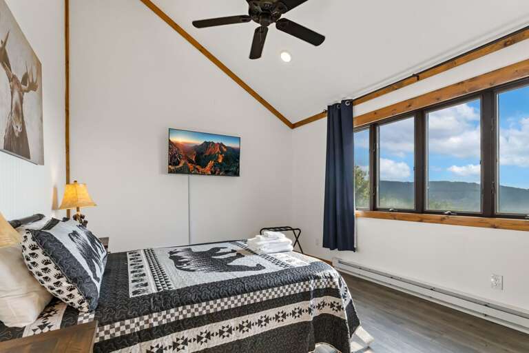 Top Floor Bedroom with Mountain Views