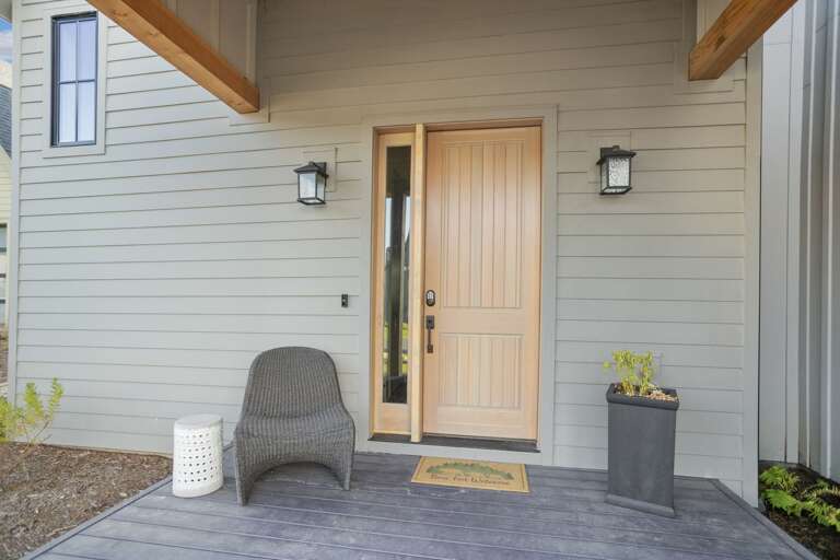 Front Entrance Of A Vacation Rental House