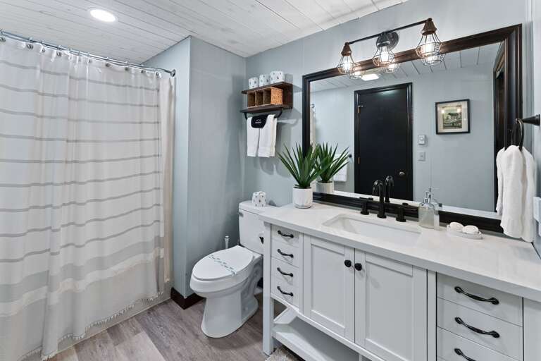 Ensuite Bathroom in the Lower Level