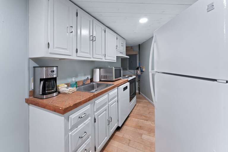 Fully Stocked Lower Level Kitchen