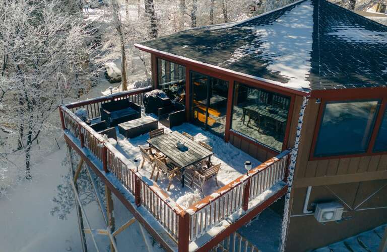 Beech Mountain Place in Winter