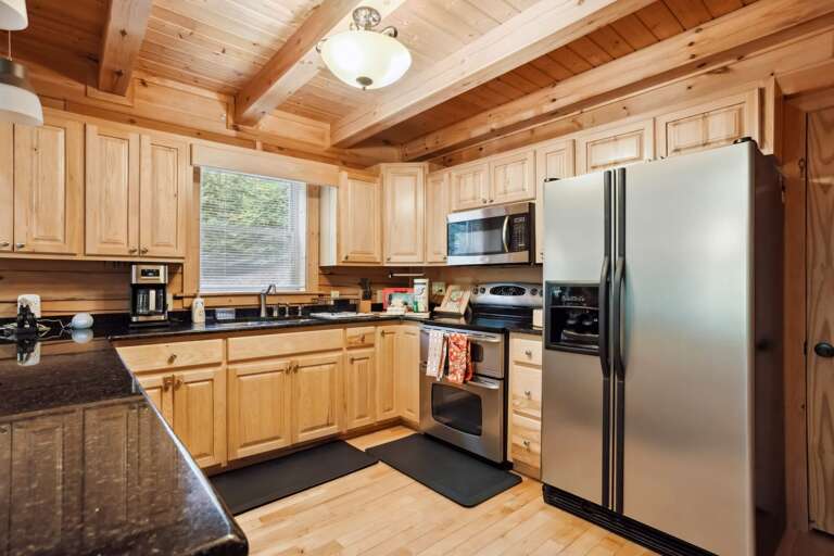 Kitchen with Granite Counters and Stainless Appliances